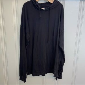 GOLDEN by tna Black Hooded Shirt